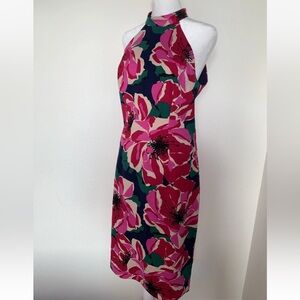 NWOT never worn Trina Turk pointe midi halter dress